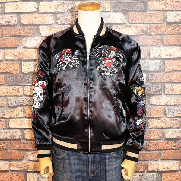 Ed Hardy（エド・ハーディー） REVERSIBLE SOUVENIR JACKET