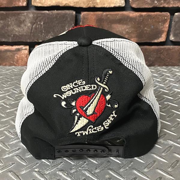 Ed Hardy（エド・ハーディー） Embroidery Mesh Cap 刺繍メッシュ