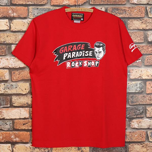 GARAGE PARADISE ORIGINAL ROCK SHOP T-SHIRT COLOR VERSION ガレージ