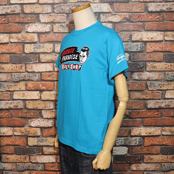 GARAGE PARADISE ORIGINAL ROCK SHOP T-SHIRT COLOR VERSION ガレージ