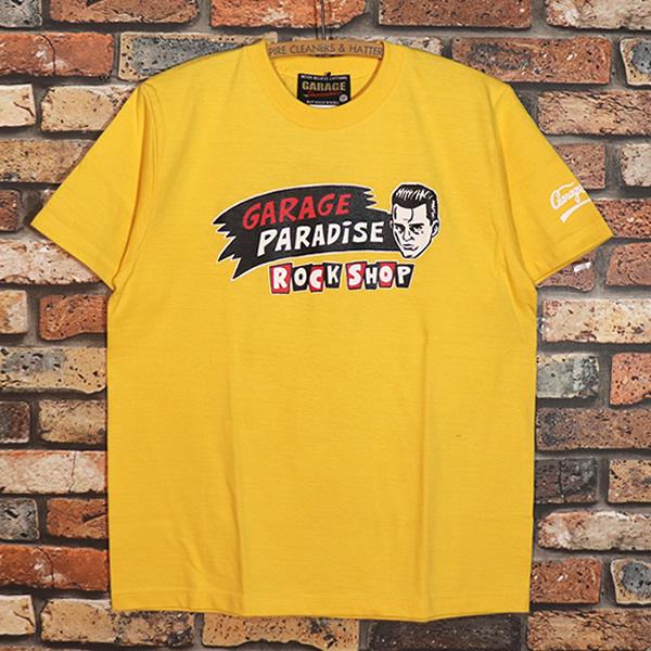 GARAGE PARADISE ORIGINAL ROCK SHOP T-SHIRT COLOR VERSION ガレージ