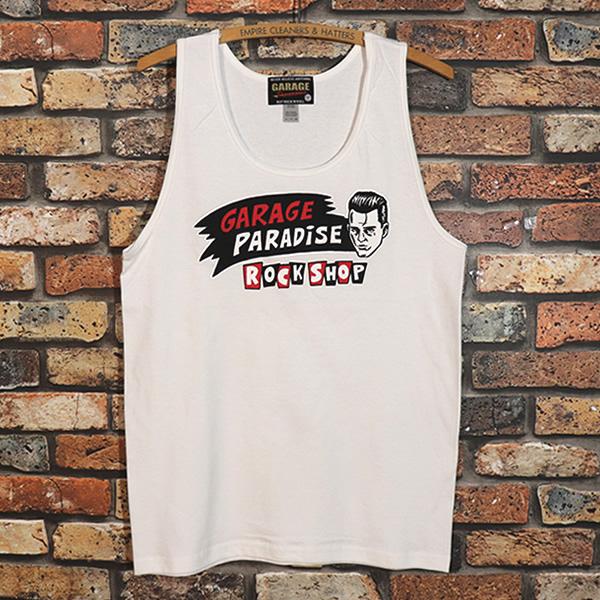 GARAGE PARADISE ORIGINAL ROCK SHOP TANK TOP ガレージパラダイス