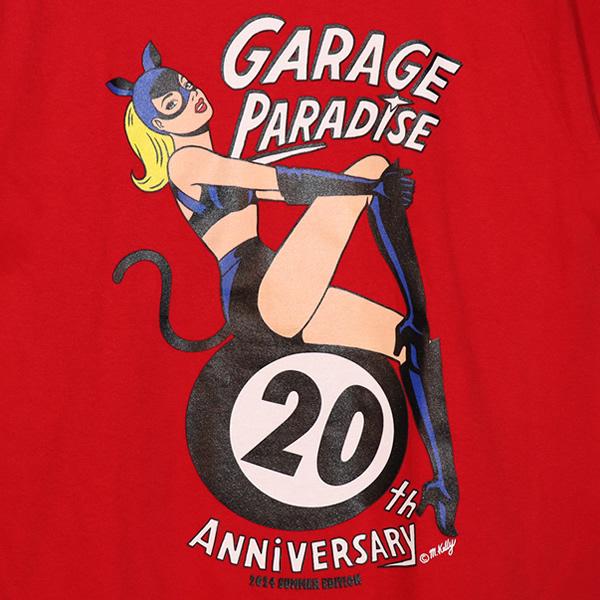 M.Kelly DESIGN GARAGE PARADISE 20th ANNIVERSARY T-SHIRT マシンガン