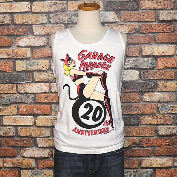 M.Kelly DESIGN GARAGE PARADISE 20th ANNIVERSARY TANK TOP