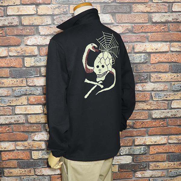 GOOD ROCKIN'（グッドロッキン） Cotton jersey Print Coach Jacket