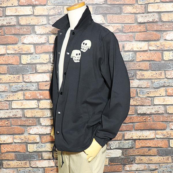 GOOD ROCKIN'（グッドロッキン） Cotton jersey Print Coach Jacket