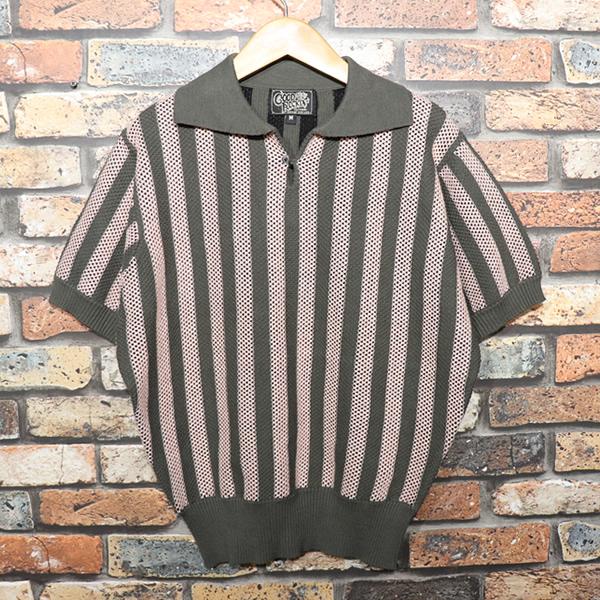 GOOD ROCKIN'（グッドロッキン） Vintage style Stripe S/S Knit Shirt