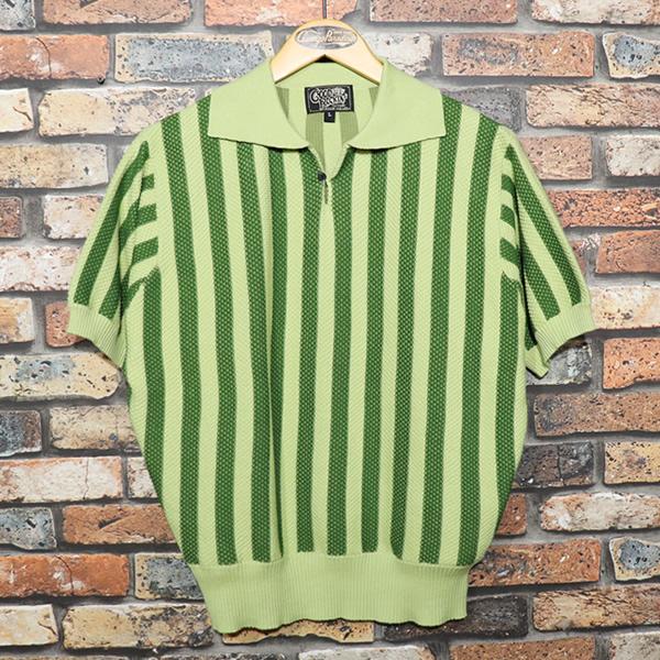 GOOD ROCKIN'（グッドロッキン） Vintage style Stripe S/S Knit Shirt