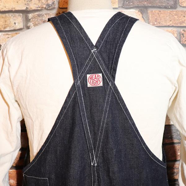 HEADLIGHT　東洋エンタープライズ　オーバーオール　極美品 HEADLIGHT(ヘッドライト)復刻「SUSPENDER BACK OVERALLS」デニム