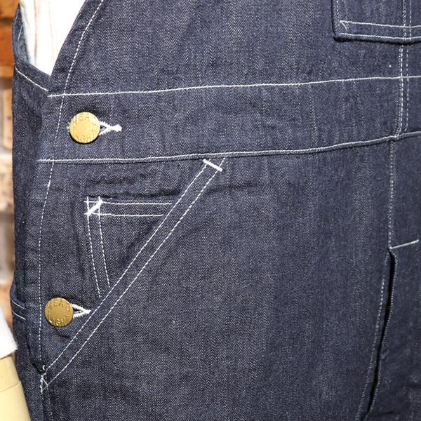 HEAD LIGHT ヘッドライト 9.5oz. SPECIAL WEAVE DENIM HIGH BACK OVERALLS スペシャルウィーブデニム ハイバックオーバーオールズ HD42611 東洋エンタープライズの画像