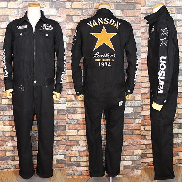 VANSON（バンソン） DENIM ALL IN ONE デニムオールインワン NVAO-2401 