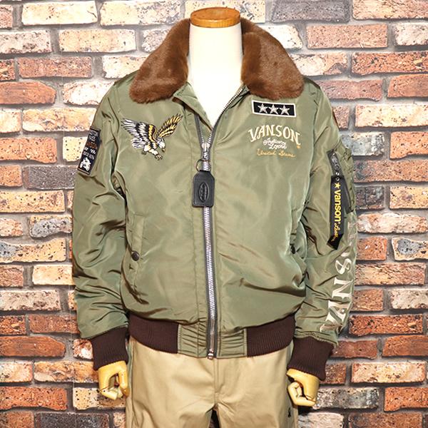 VANSON バンソン B-15B フライトジャケット nvjk-2404 楽天市場】VANSON バンソン B-15B ナイロン フライトジャケット