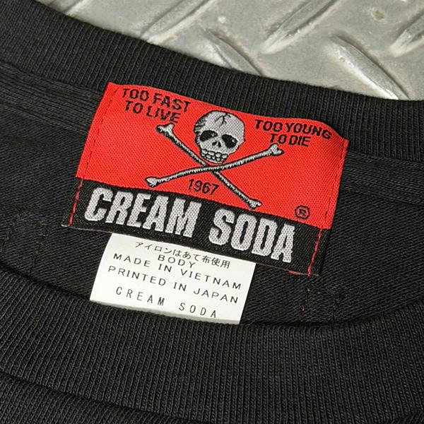 クリームソーダ（CREAM SODA） KID'S BCロゴTシャツBLACK PD-KIDS