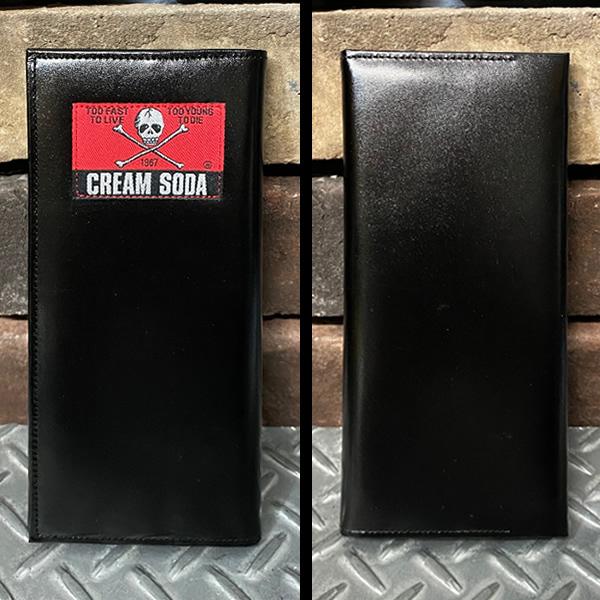 クリームソーダ（CREAM SODA） ◇無地サイフ◇ ◇BLACK◇ PD14GS