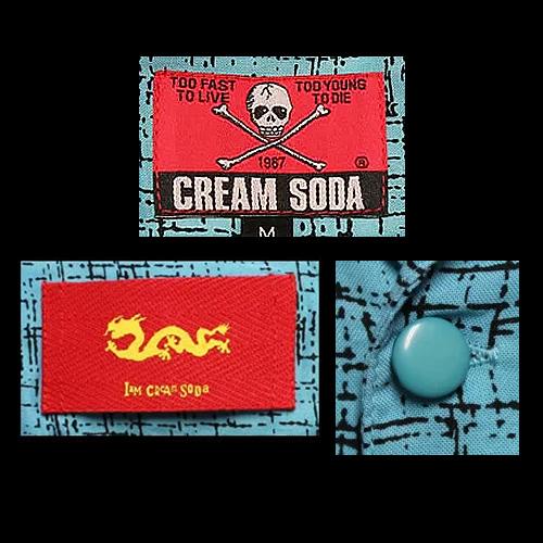 クリームソーダ CREAM SODA/クリームソーダ ◇CSカスリプリント
