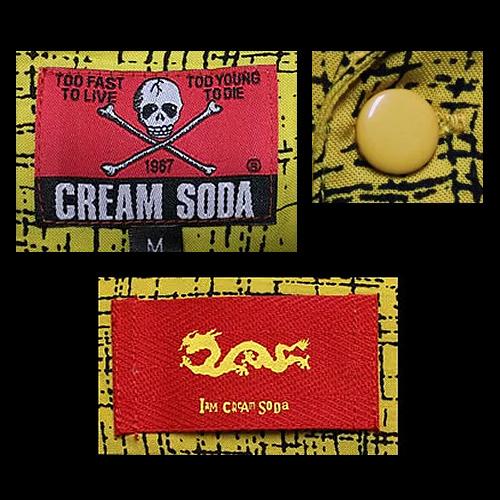 Cream Soda 長袖シャツ イエロー Cream Soda 長袖シャツ イエロー
