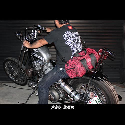 クリームソーダ（CREAM SODA） ◇CS ヒョウ柄ドラムバッグ◇ PD17BAG