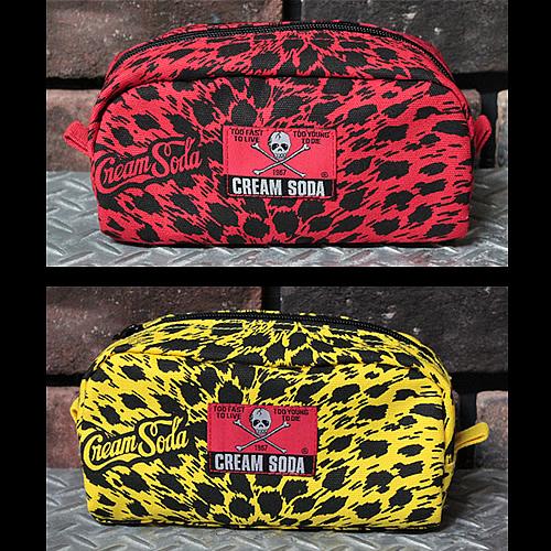クリームソーダ（CREAM SODA） ◇CSヒョウ柄ポーチ◇ PD17BAG-05