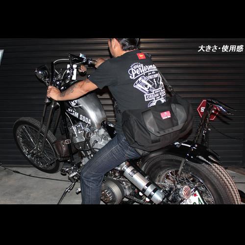 クリームソーダ（CREAM SODA） ◇CS無地ドラムバッグ BLACK◇ PD17BAG