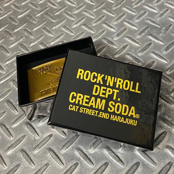 CREAM SODA/クリームソーダ  ◆CS角ドクロバックルGOLD◆　PD19GS-03GOLD｜rocknroll｜05