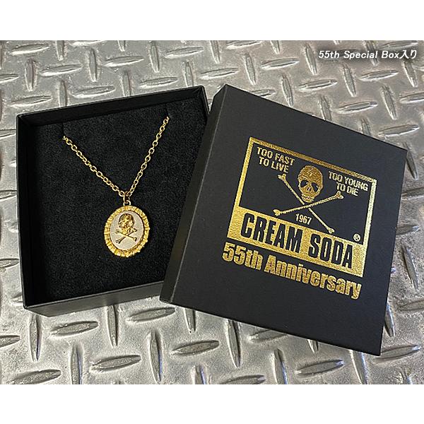 CREAM SODA　クリームソーダ  55TH ANNIVERSARY PENDANT　 55周年記念ペンダント PD22GS-08｜rocknroll｜04