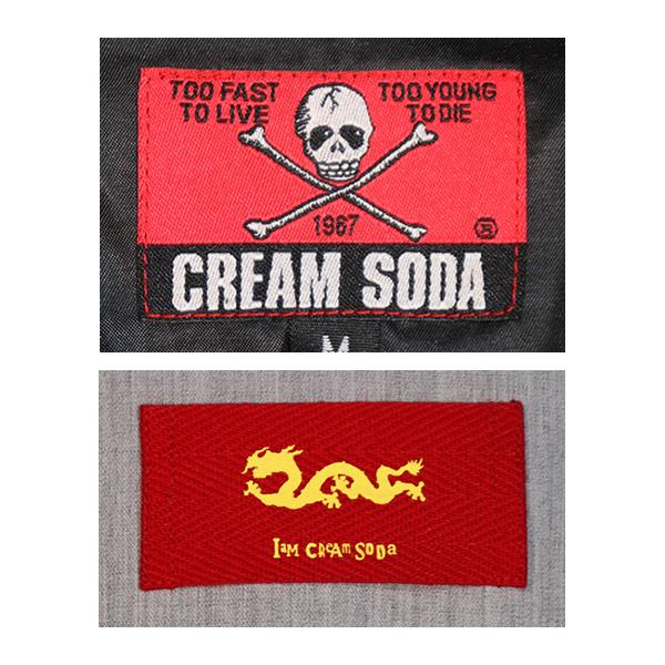 クリームソーダ（CREAM SODA） CS V切り替えブルゾン GRAY PD23BL-02