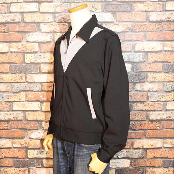 クリームソーダ（CREAM SODA） CS V切り替えブルゾン BLACK PD23BL-02