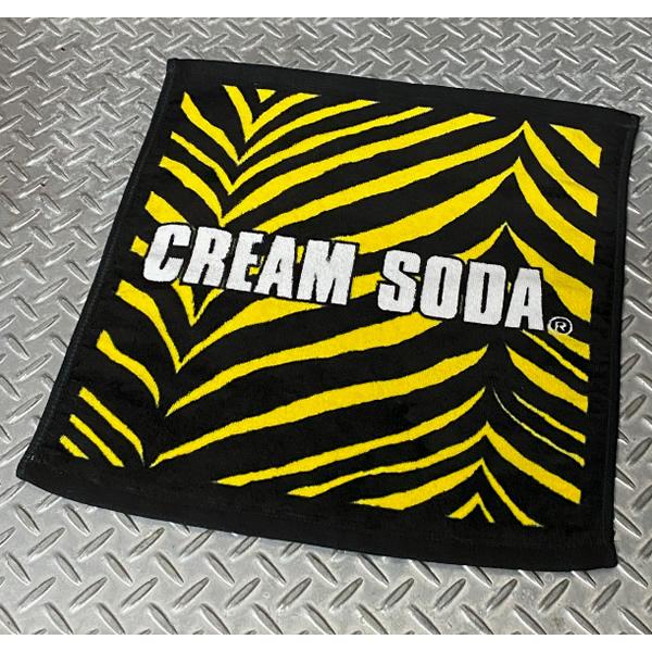 【希少】年代物CREAM SODAタオル クリームソーダ（CREAM SODA） CSゼブラ柄ハンドタオル PD23GS-07