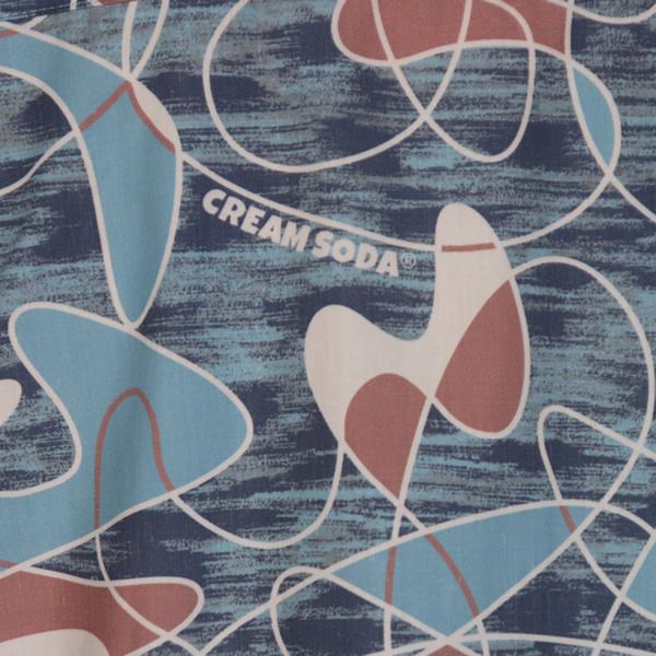 クリームソーダ（CREAM SODA） CSキドニーシェイプハーフパンツ BLUE