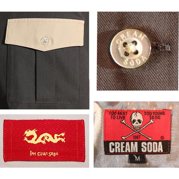 クリームソーダ CREAM SODA/クリームソーダ 配色フラップポケット