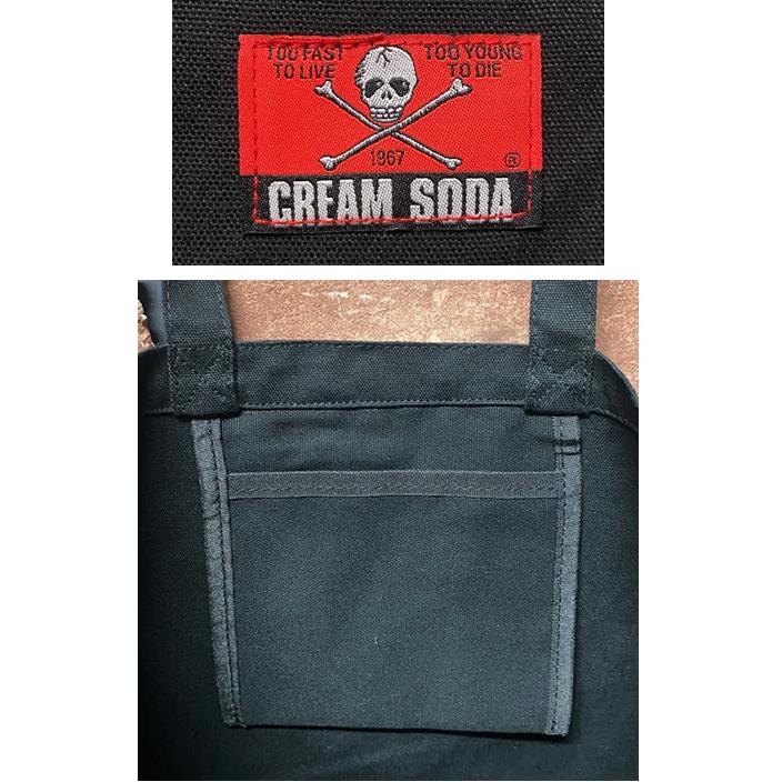 クリームソーダ CREAM SODA CS角ドクロトートバッグ PD24BAG-01