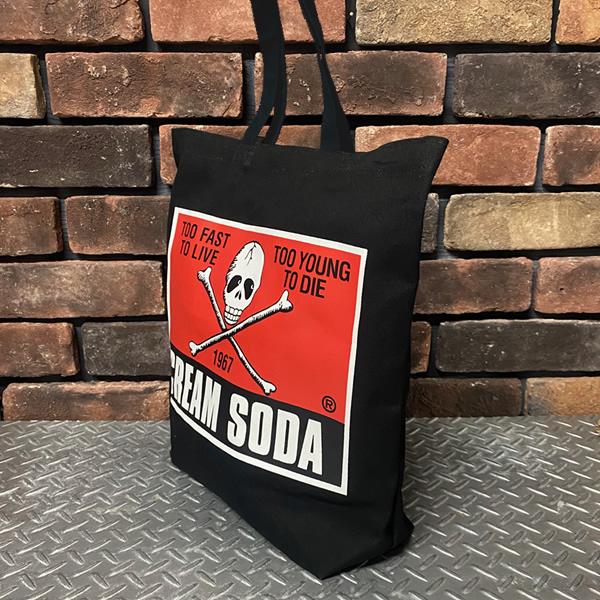 クリームソーダ（CREAM SODA） CS角ドクロトートバッグ PD24BAG-01