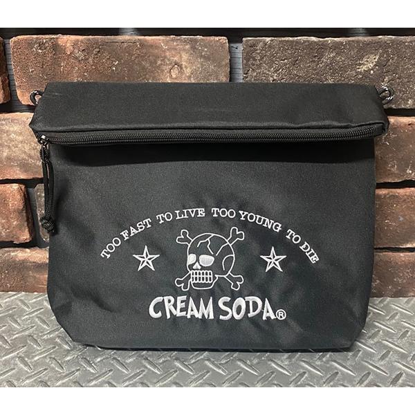 CREAM SODA クリームソーダ　 CS CROSS BODY BAG 2 クロスボディーバッグ2 　PD24BAG-04｜rocknroll｜02