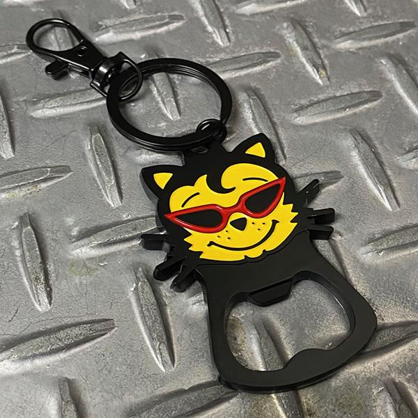クリームソーダ 栓抜きキーホルダー　レトロ クリームソーダ CREAM SODA CS BOTTLE OPENER K/H ボトル