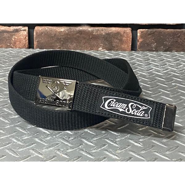 クリームソーダ（CREAM SODA） GIベルト ドクロBLACKメッキ PD24GS