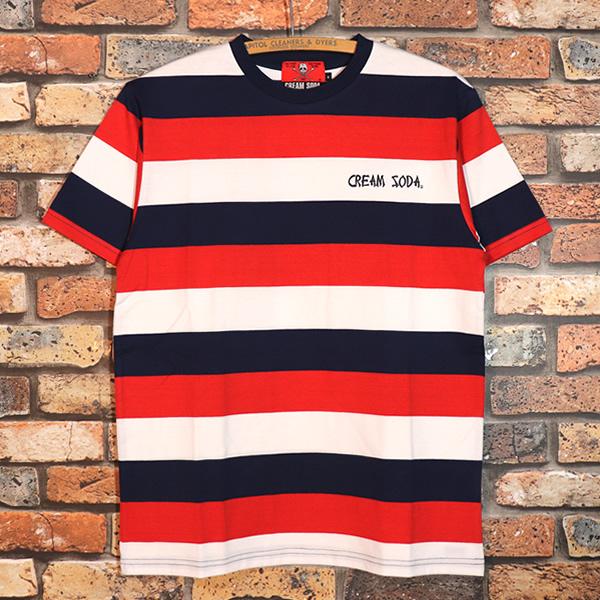 クリームソーダ（CREAM SODA） CS マルチボーダーTシャツ PD24T-08