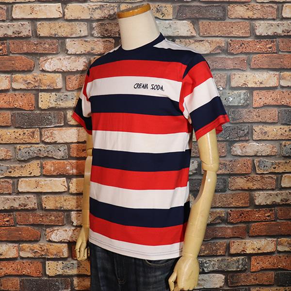 クリームソーダ（CREAM SODA） CS マルチボーダーTシャツ PD24T-08 
