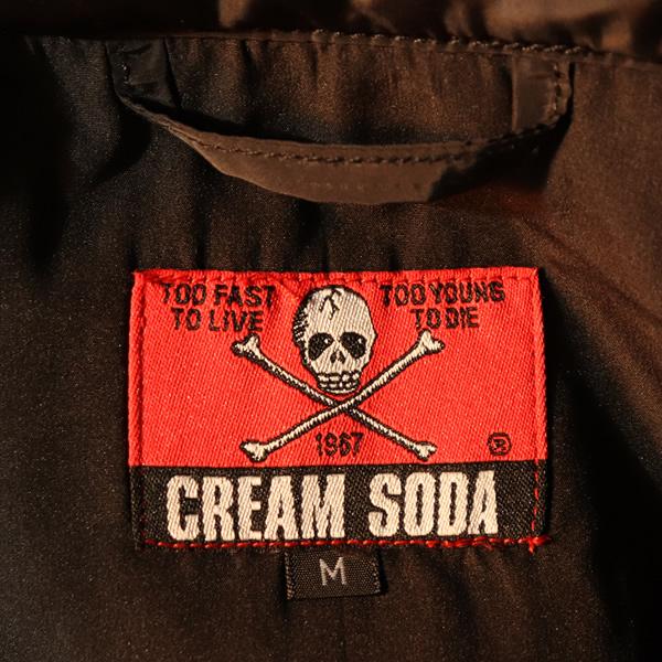 クリームソーダ（CREAM SODA） CS ドクロキルトジャケット BLACK