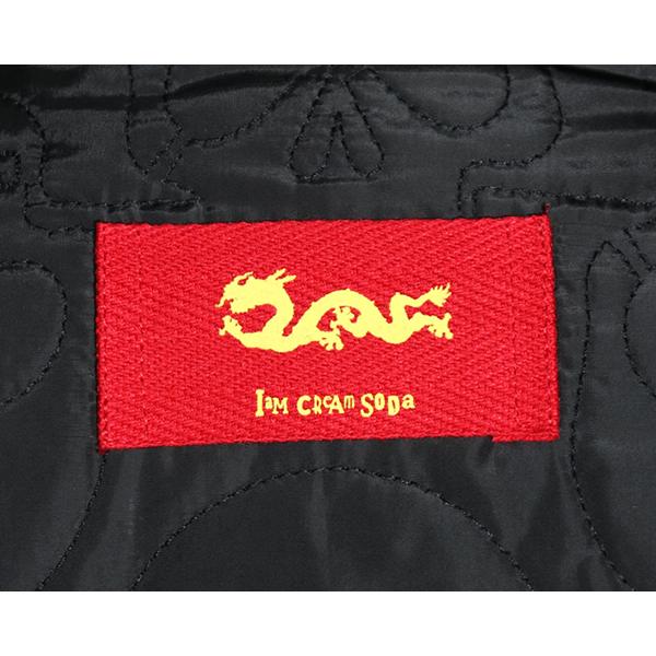 クリームソーダ（CREAM SODA） CS ドクロキルトジャケット BLACK
