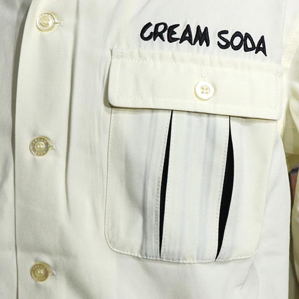 クリームソーダ（CREAM SODA） CS ポケットボックスプリーツシャツ