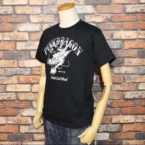 クリームソーダ（CREAM SODA） CREM SODA CS RドラゴンTシャツBLACK