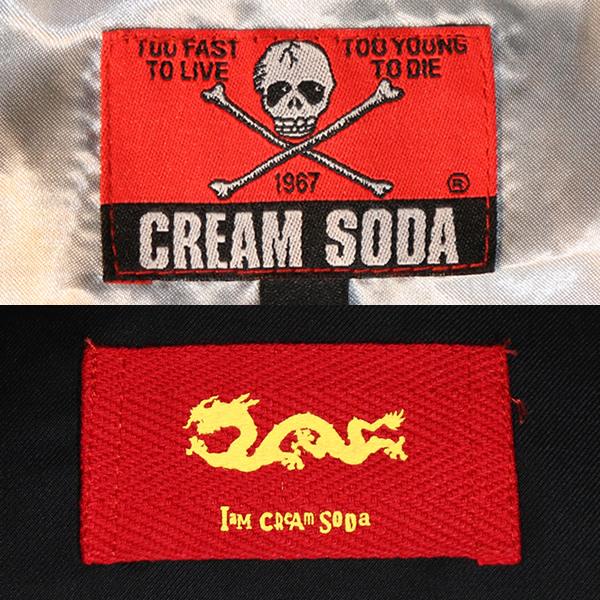 クリームソーダ（CREAM SODA） RD刺繍ブルゾン PD26BL-01 ロカビリー