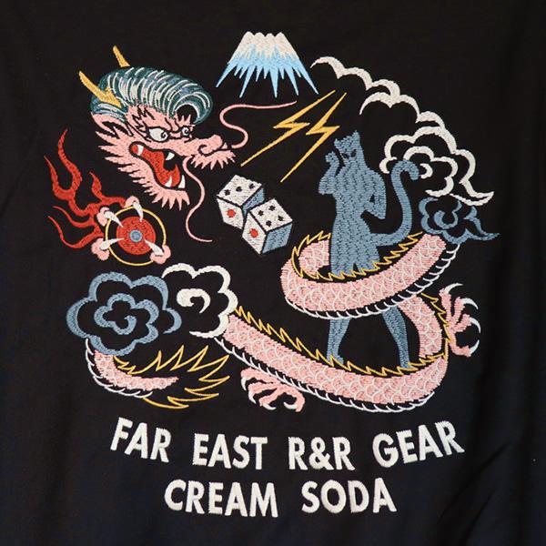 CREAM SODA 　クリームソーダ　ラメ入りブルゾン クリームソーダ（CREAM SODA） RD刺繍ブルゾン PD26BL-01 ロカビリー