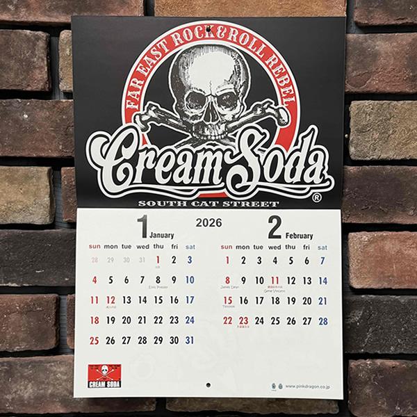 クリームソーダ（CREAM SODA） CREAM SODA 2026 Calendar カレンダー