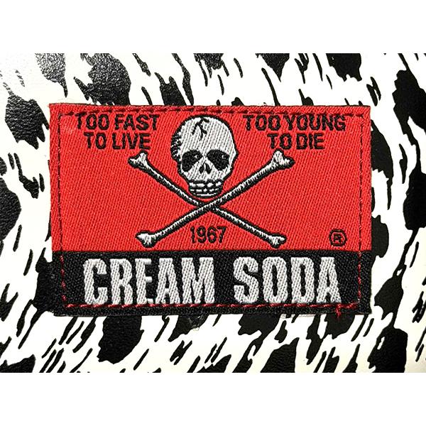 CREAM SODA クリームソーダ 　CS サイフヒョウ柄WHITE PD26GS-08WHITE  ロカビリ− ロックンロール ブラックキャッツの画像