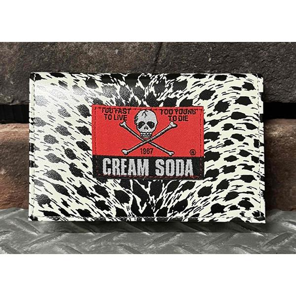 CREAM SODA レオパード柄コームセット クリームソーダ（CREAM SODA） CS パスケースヒョウ柄WHITE PD26GS