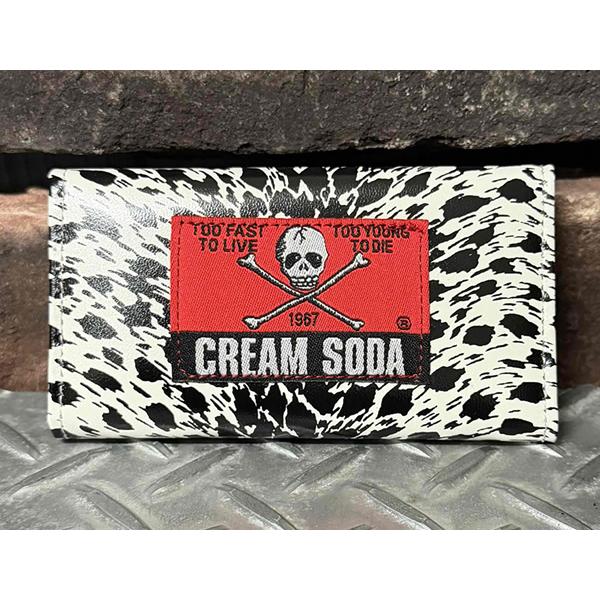 クリームソーダ（CREAM SODA） CS キーケースヒョウ柄WHITE PD26GS