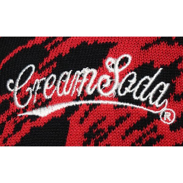 クリームソーダ（CREAM SODA） CS ヒョウ柄ジャガード織りシャツ