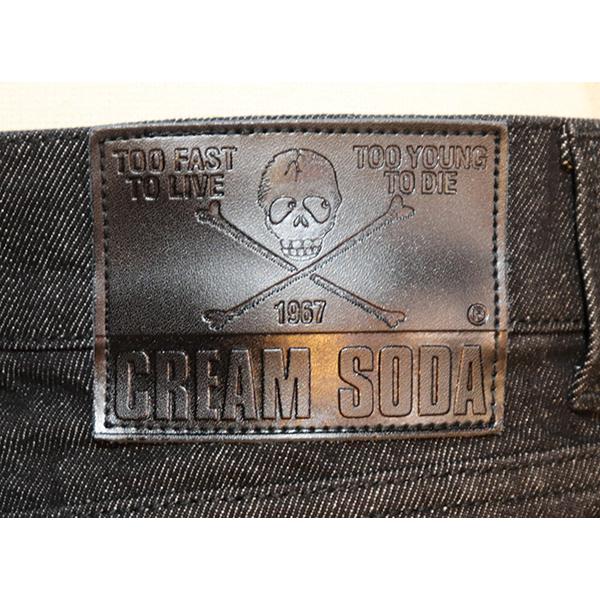 クリームソーダ（CREAM SODA） CS DENIM PANTS BLACK DENIM (ブラック