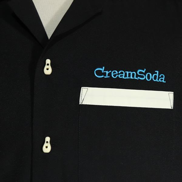 クリームソーダ（CREAM SODA） ダイス刺繍シャツ PD26SH-01 ロック